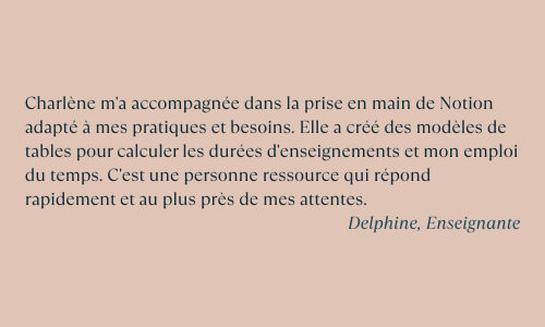 Témoignage cliente galerie retour preuve sociale notion espace sur-mesure template organisation